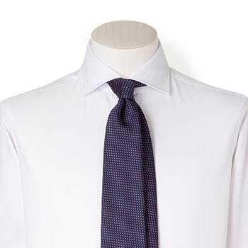 FAIRFAX TRAD/クレスト柄ジャガードタイ