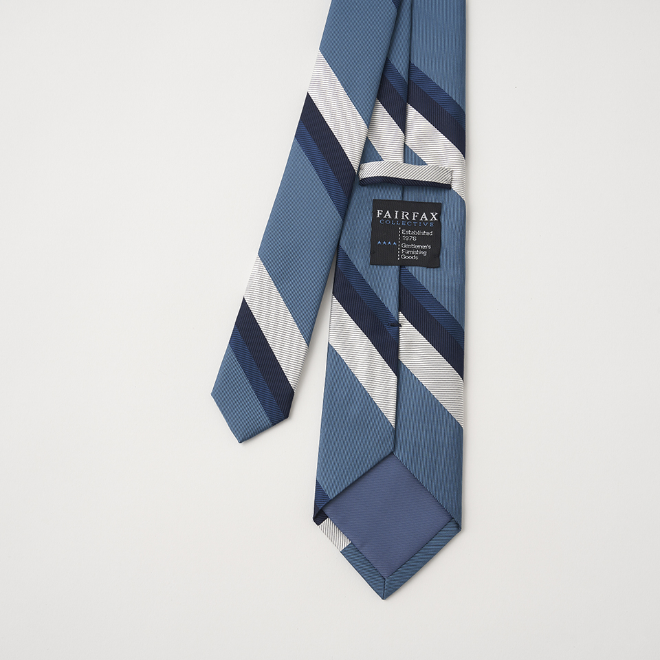 Cartier 非売品 ストライプ柄 プレート AJ×FAIRFAX シルクストライプ柄 レギュラータイ 8.0cm幅(Other 10赤