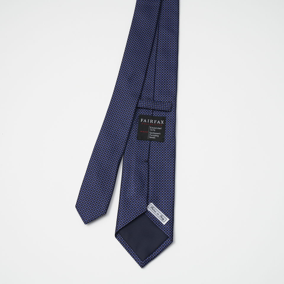 メンズビギ/＜Claccico Seta＞小紋柄タイ　made in japan メンズビギ] Claccico Seta＞小紋柄タイ made in japan 01ネイビー F