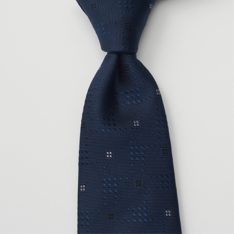 FAIRFAX/グレーコレクション｜ブロック小紋タイ | FAIRFAX COLLECTIVE