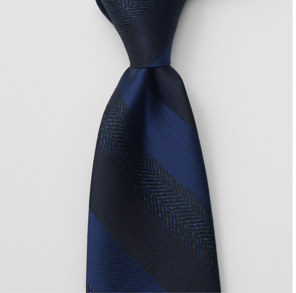 FAIRFAX/ヘリンボーンシャドーストライプタイ | FAIRFAX COLLECTIVE