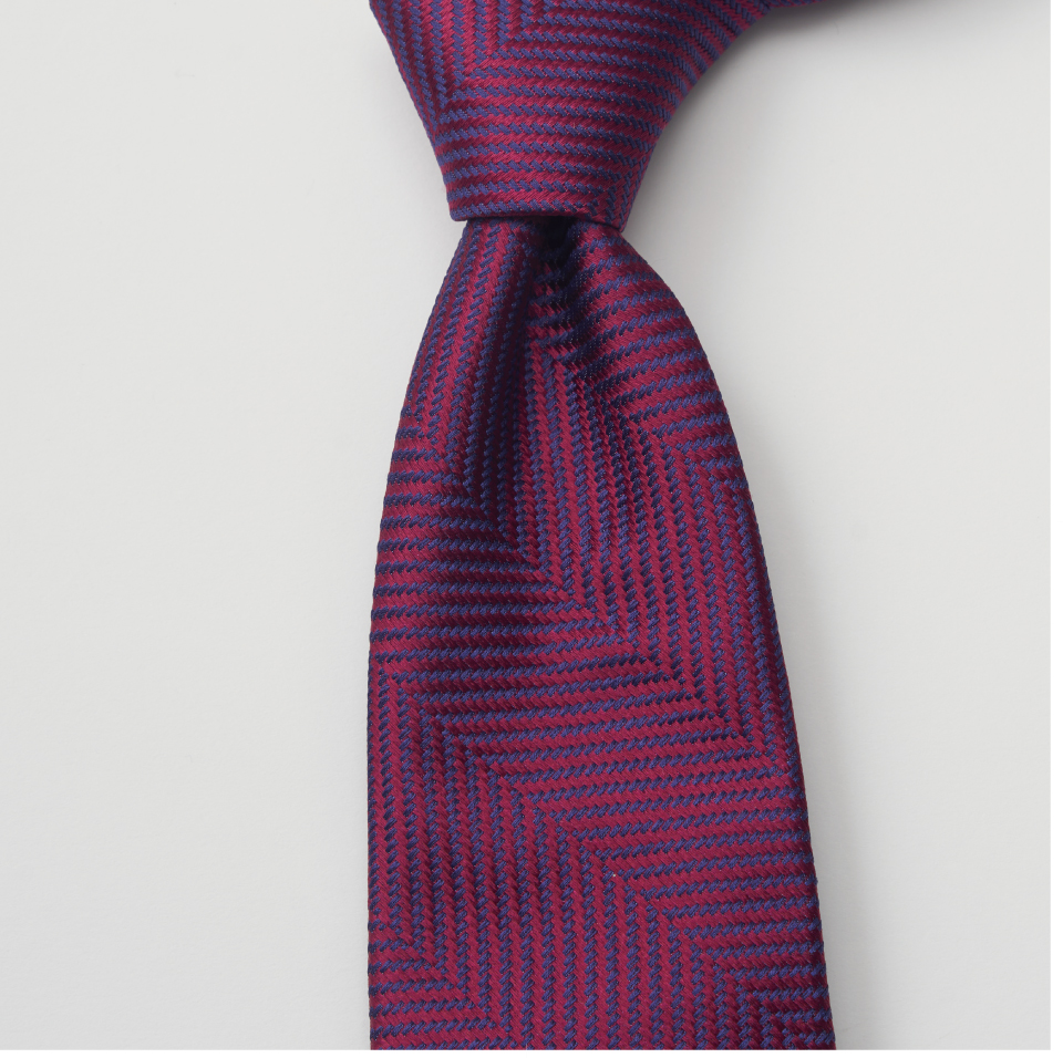 FAIRFAX/ヘリンボーンソリッドタイ Fabric in Italy | FAIRFAX COLLECTIVE