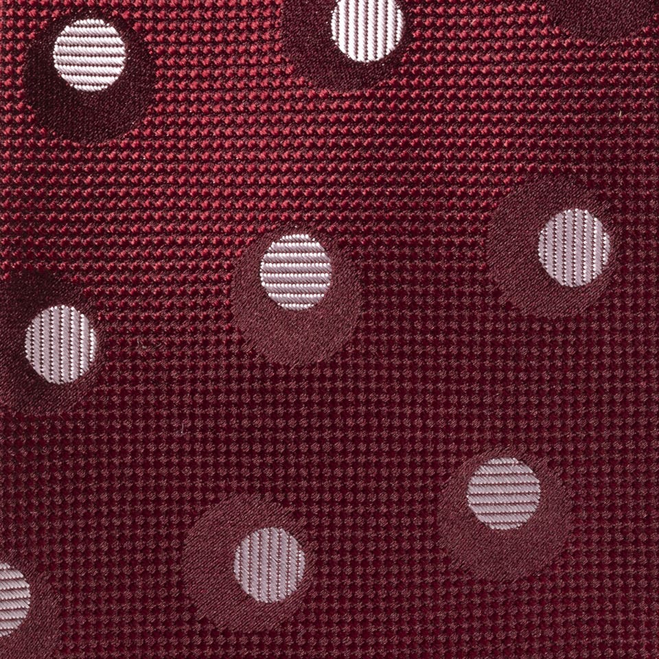 [極美品]ALBERO セッテピエゲ　シルク ジャガード　ブラック小紋タイ 極美品]ALBERO セッテピエゲ シルク ジャガード ブラック小紋タイ