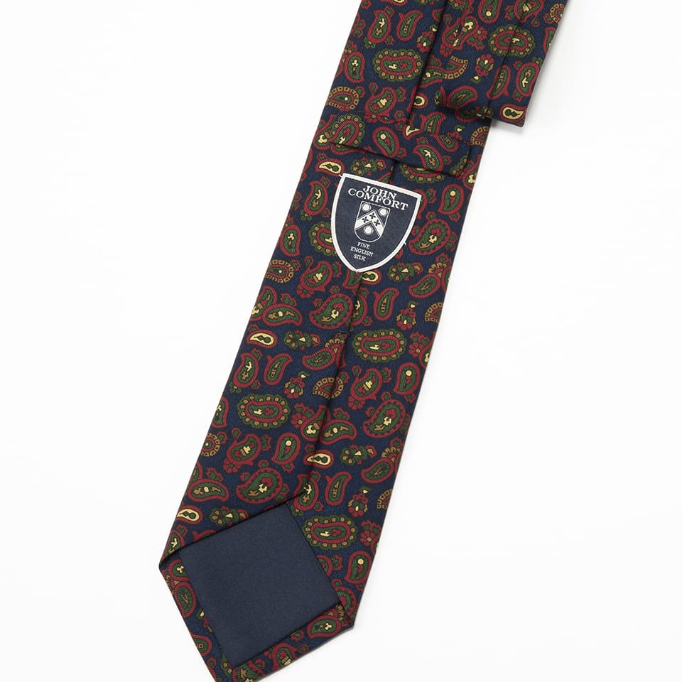 The English Silk Tie ペイズリー柄 ネクタイ