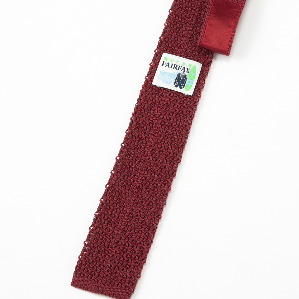 FAIRFAX TRAD/コットンソリッドニットタイ | FAIRFAX COLLECTIVE