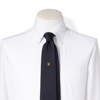 FAIRFAX TRAD/クレスト柄ジャガードタイ