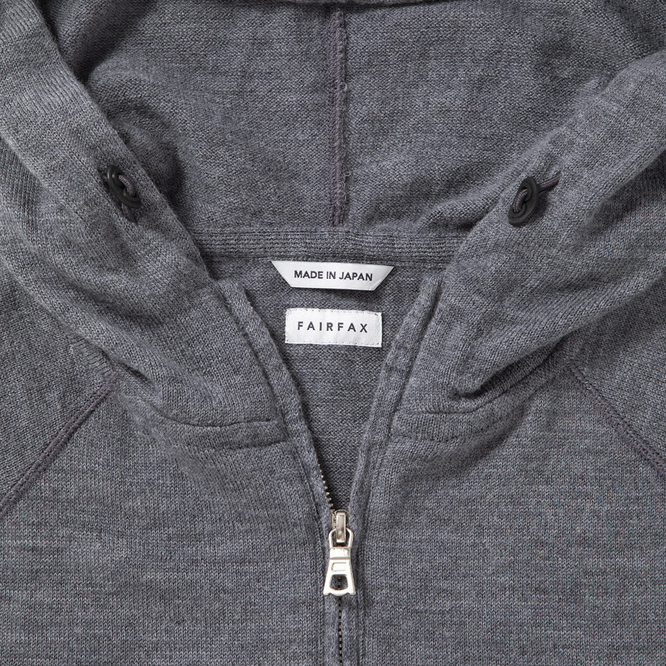 FAIRFAX/ロングスリーブジップアップフーデットパーカーセーター | FAIRFAX COLLECTIVE
