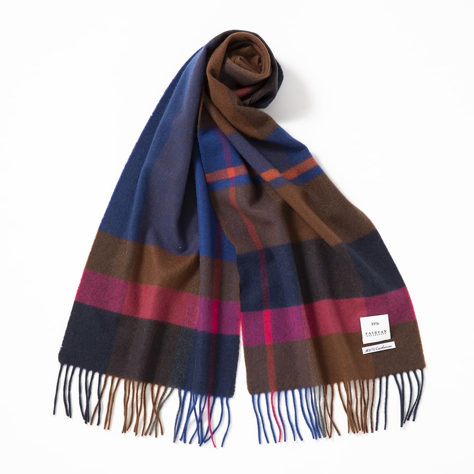 FAIRFAX/チェック柄カシミヤマフラー | FAIRFAX COLLECTIVE 