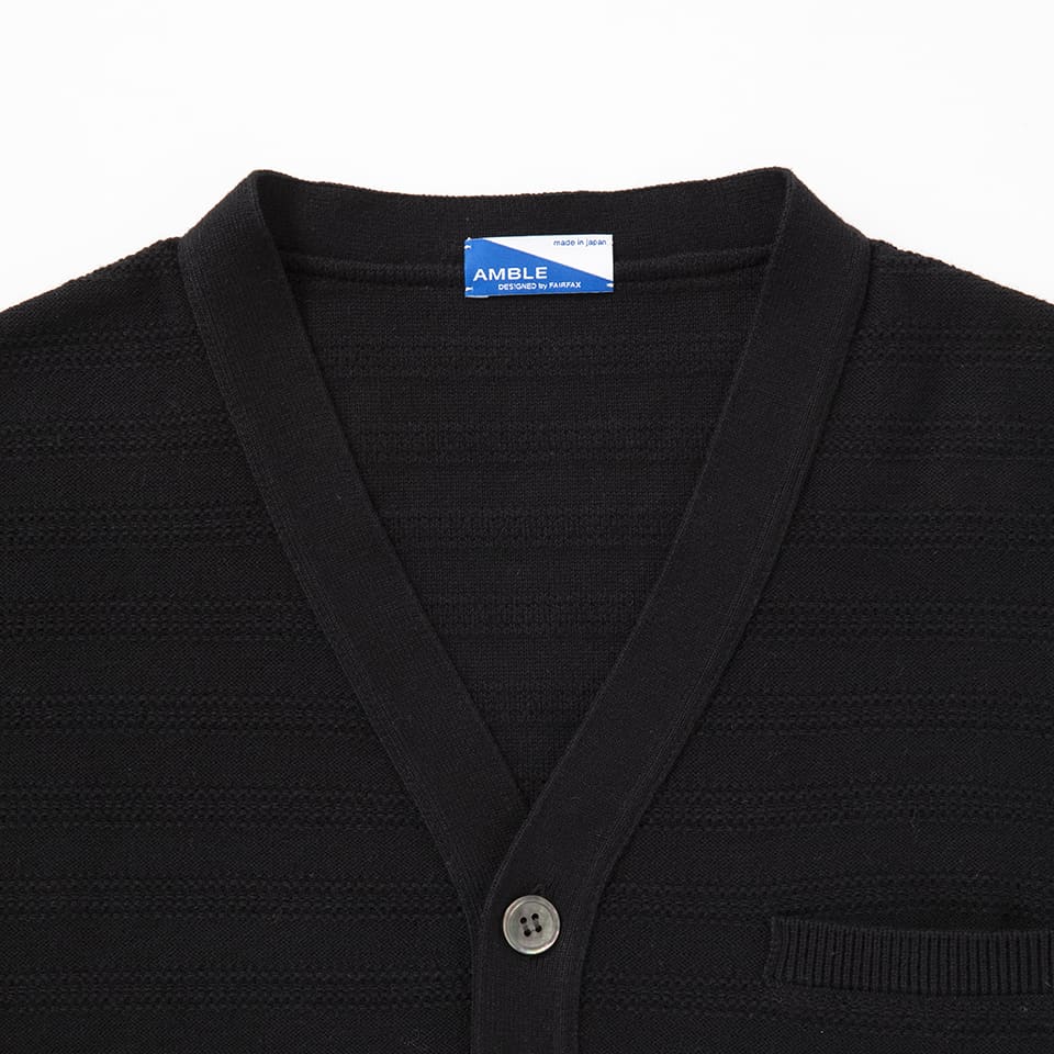 美品☆現行品】フォックス混 FFC キリカエVネックカーディガン FAIRFAX