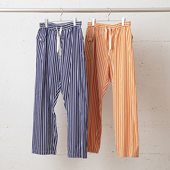 &ease/CRAZY STRIPE BAKER PANTS