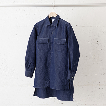 &ease/DENIM BASEBALL SHIRT