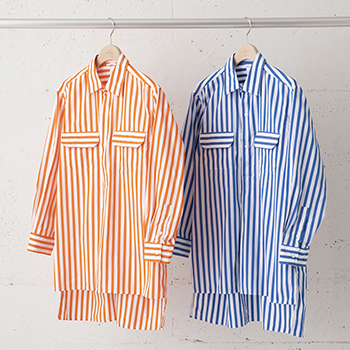 &ease/MULTI STRIPE COACH SHIRT