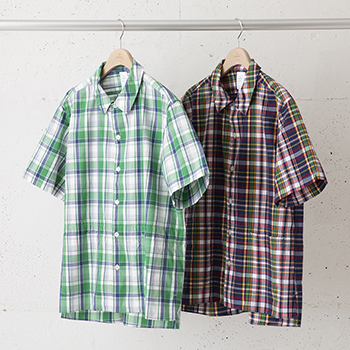 &ease/BAND COLLAR SHIRT