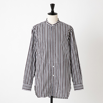 &ease/BAND COLLAR SHIRT