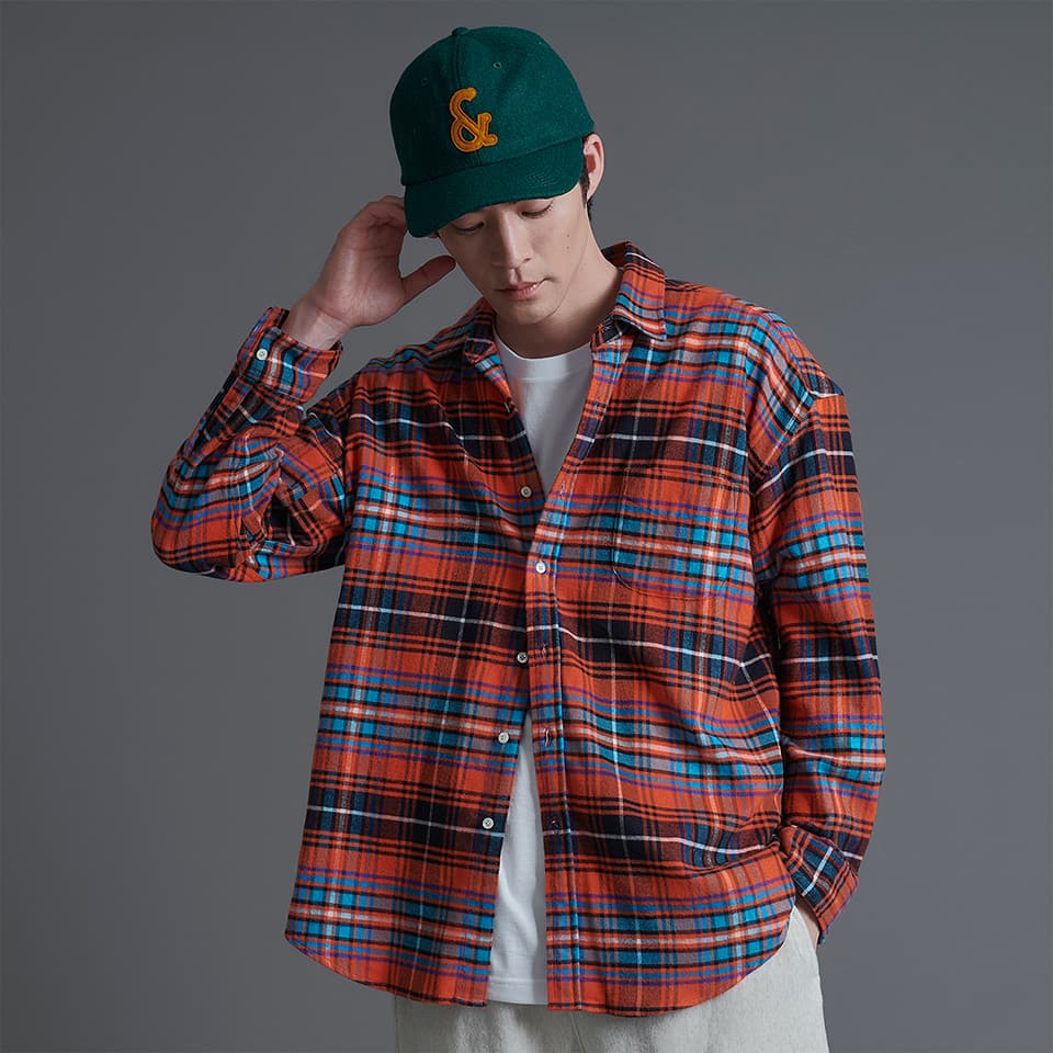 &ease/COTTON FLANNEL SHIRT | FAIRFAX COLLECTIVE