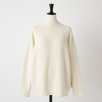 &ease/WAFFLE KNIT PULLOVER